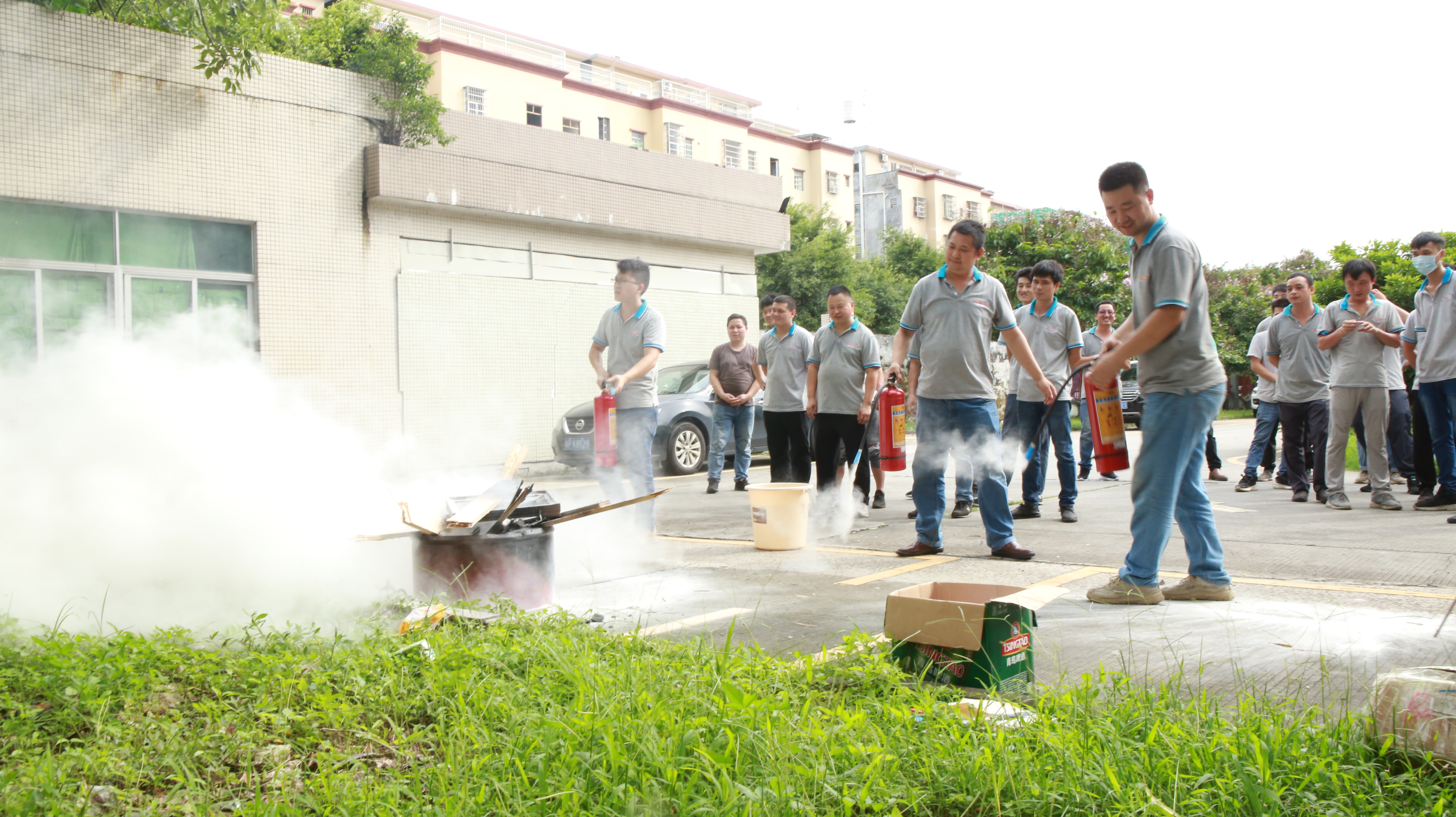 瑞凱儀器-開展消防應急演練 抓好企業(yè)安全生產(chǎn)