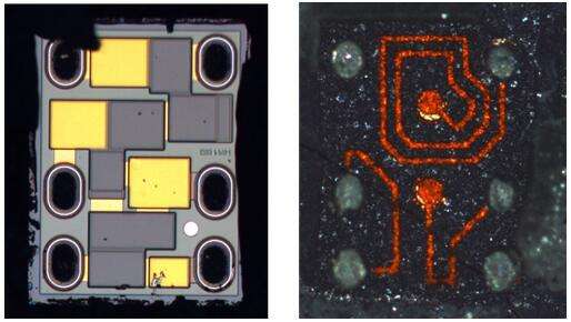 溫度變化產(chǎn)生的應力導致器件基板斷裂